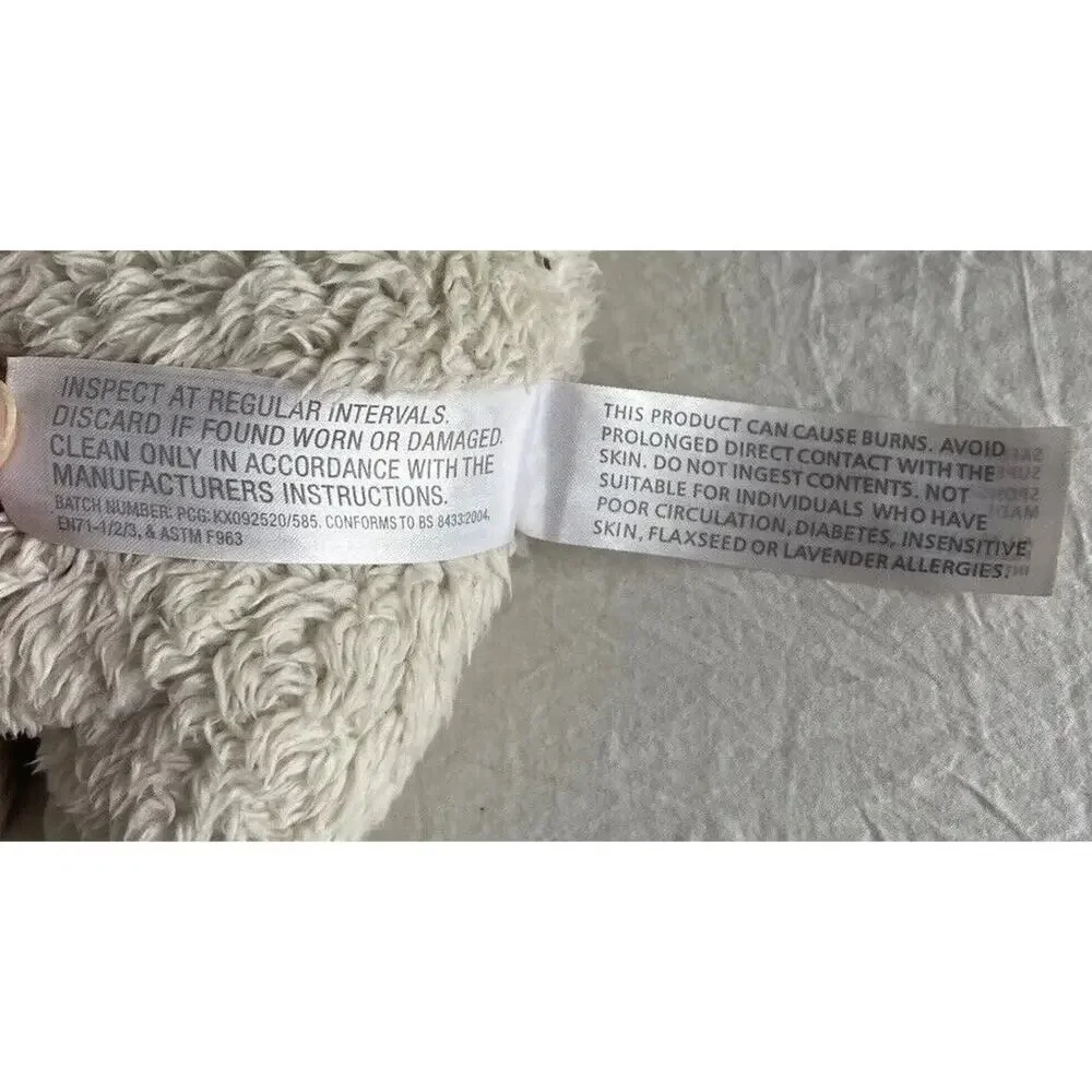WARMIES by Intelex Llama Off White Microwavable Plush 12